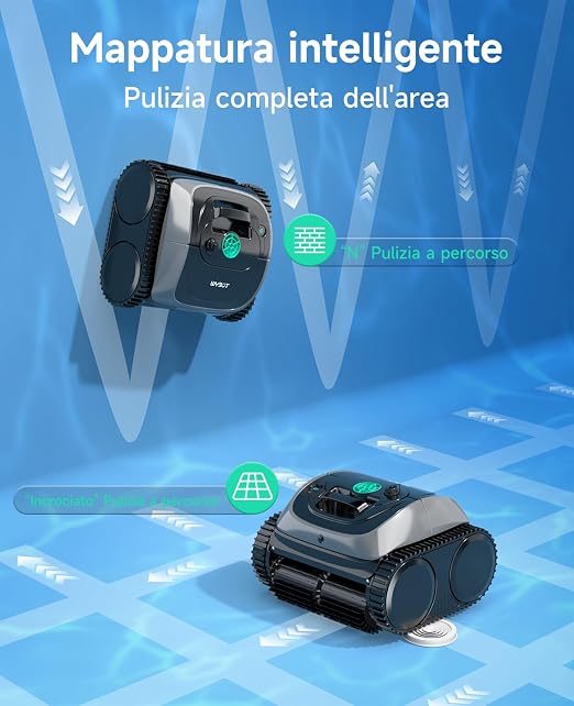 WYBOT C1 – Robot Piscina Senza Fili (Fondo + Pareti)