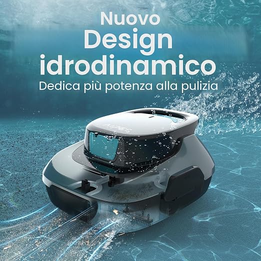 AIPER Scuba – Robot Piscina Senza Fili | 90 Min di Autonomia | Fino a 80 m²