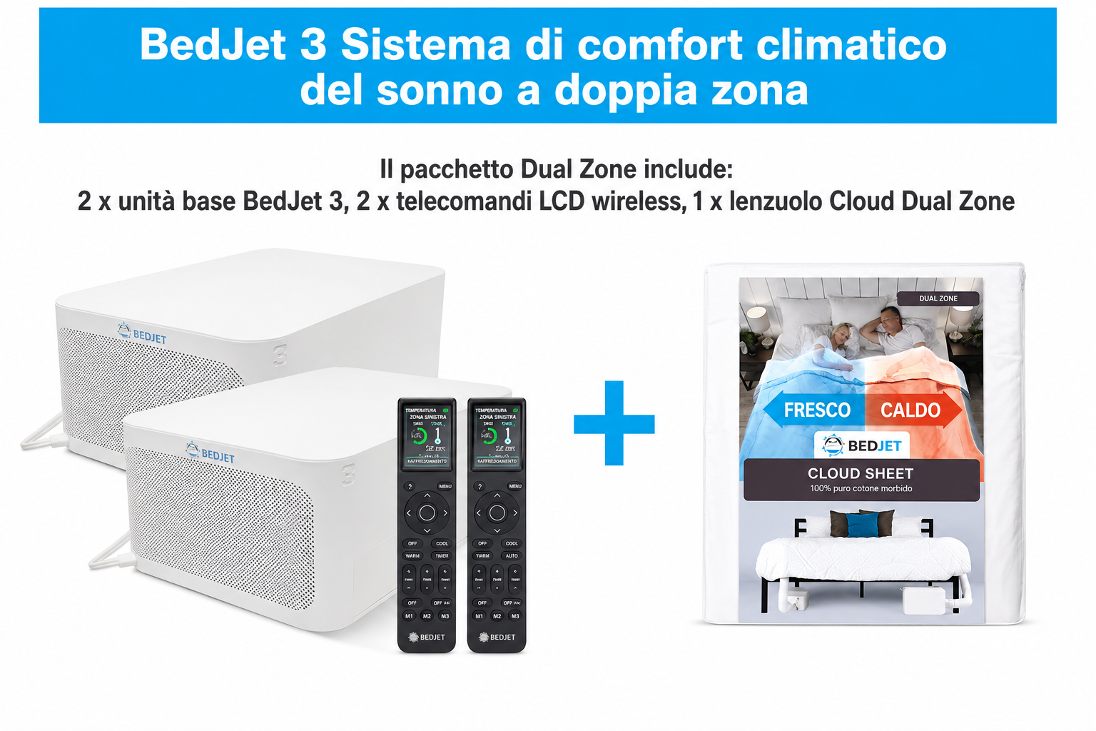 BedJet 3 – Comfort climatico a doppia zona per il sonno di coppia