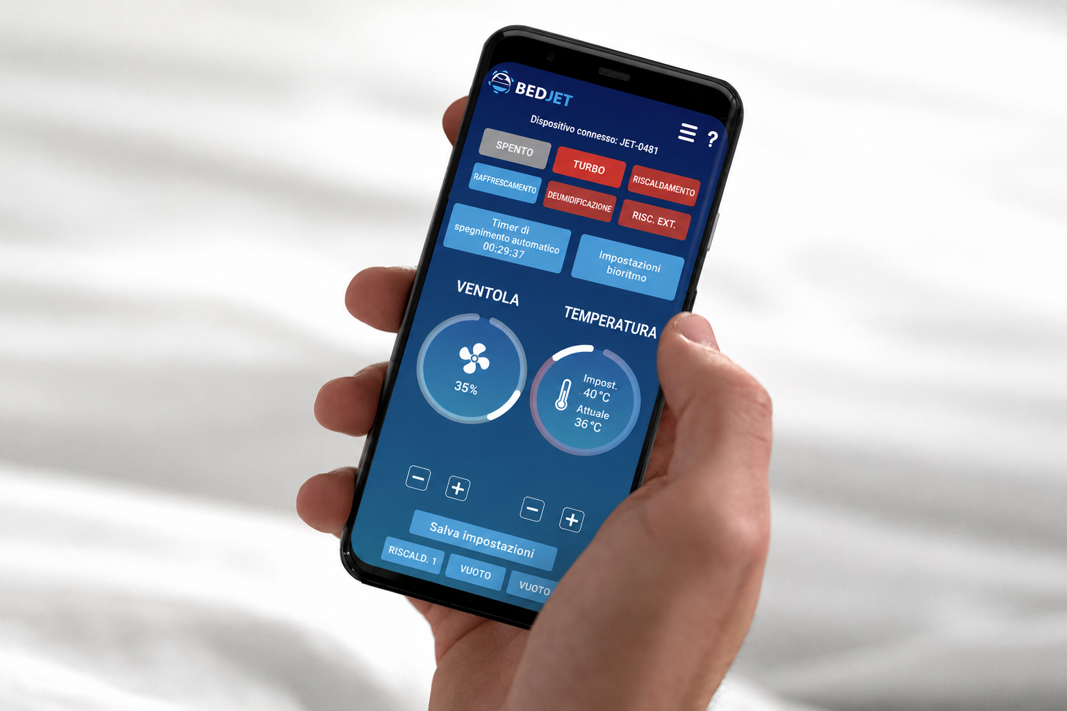 BedJet 3 – Comfort climatico a doppia zona per il sonno di coppia